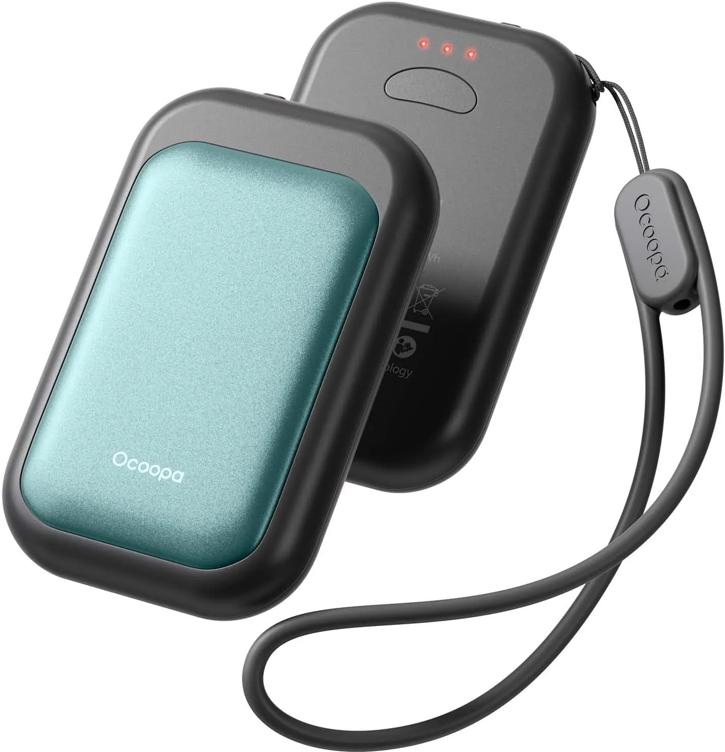 Magnetic Rechargeable Hand Warmers Card-Style Electric Hands Heater 5000mAh 2pck
