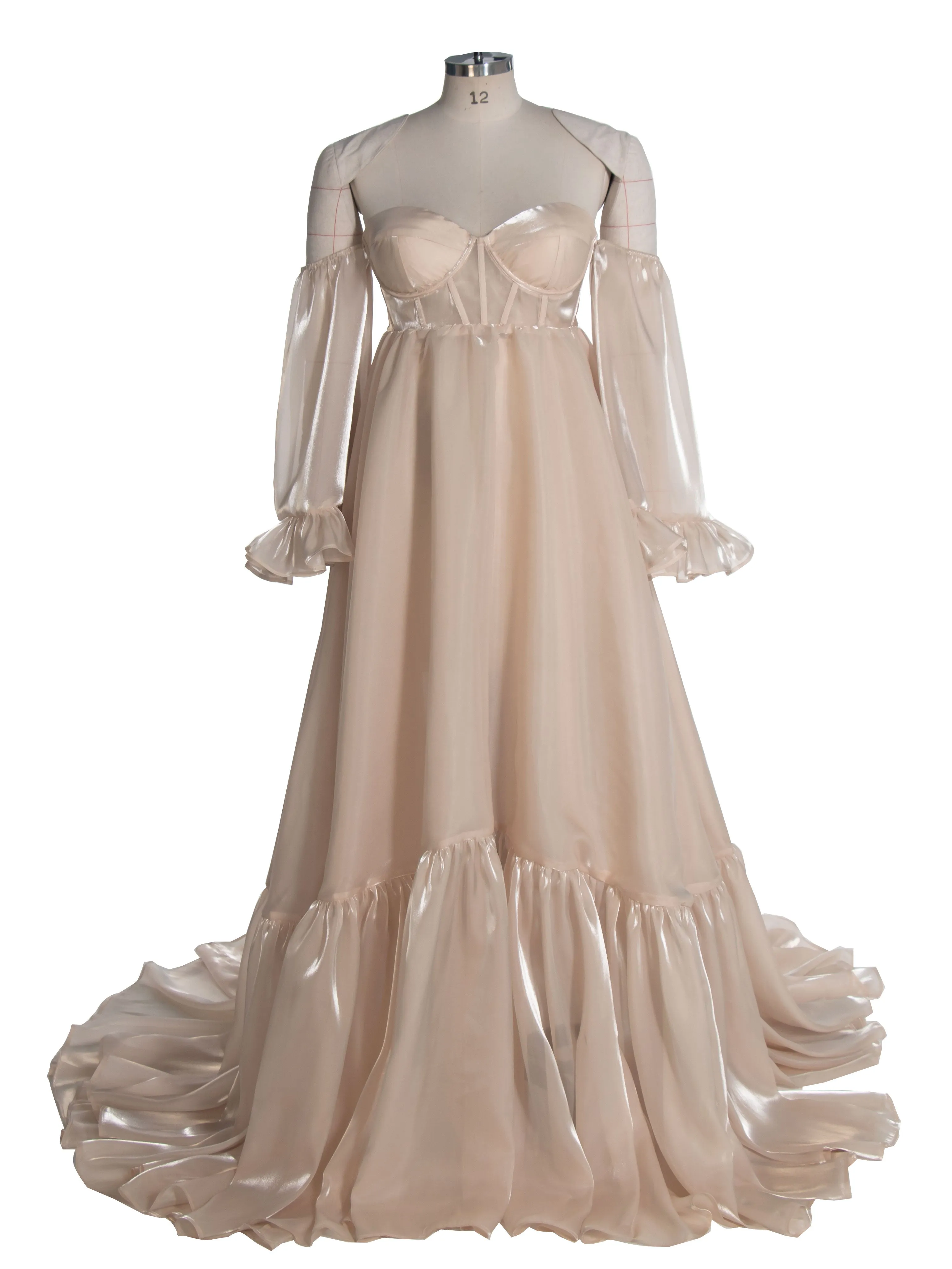 Maternity Photoshoot Dress Maternity Gown for Baby Shower YEWEN YW220701