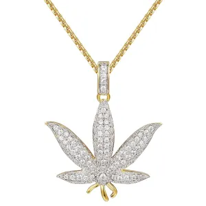 Men's Marijuana Leaf Cannabis  Pendant