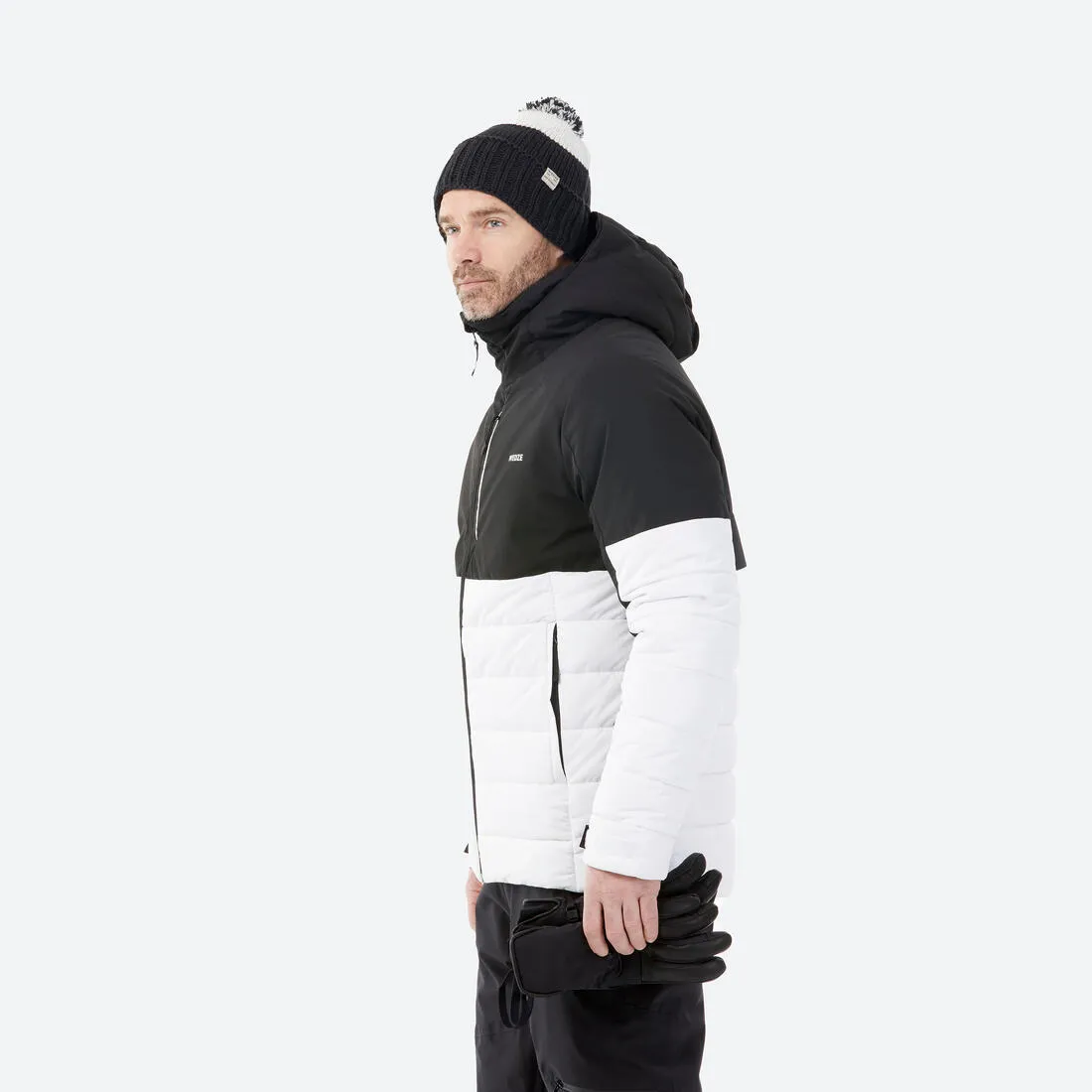 Men's Mid-Length Warm Ski Jacket 100