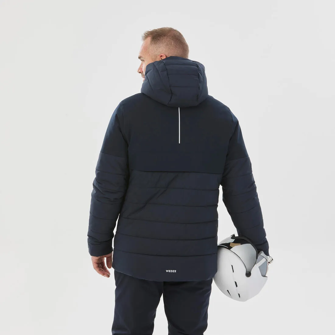 Men's Mid-Length Warm Ski Jacket 100