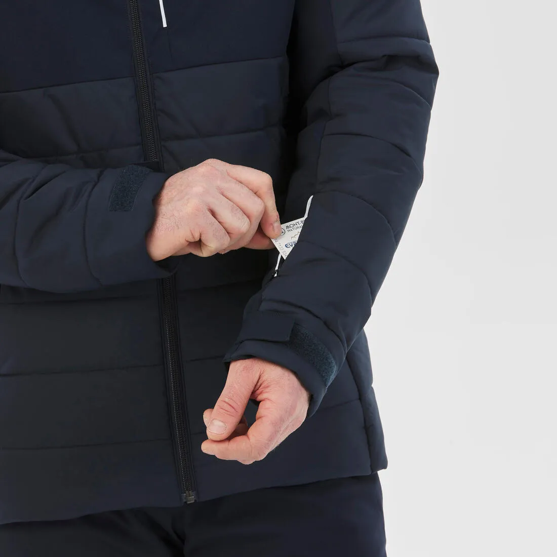 Men's Mid-Length Warm Ski Jacket 100