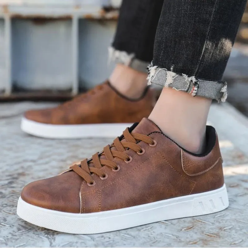 Men's Trendy Leather Loafers - Spring & Summer Style