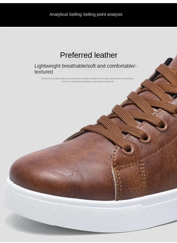 Men's Trendy Leather Loafers - Spring & Summer Style