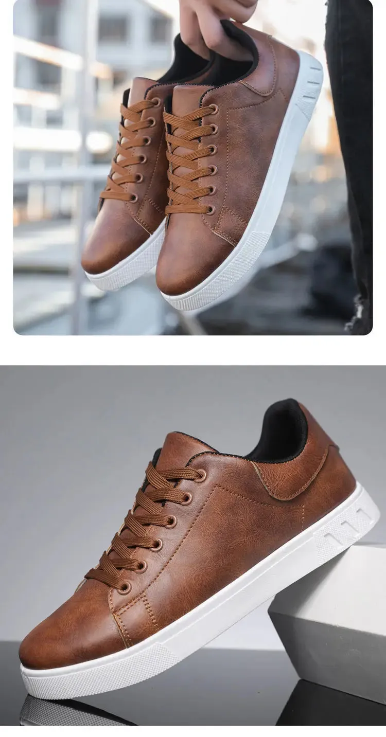Men's Trendy Leather Loafers - Spring & Summer Style
