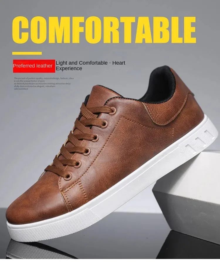Men's Trendy Leather Loafers - Spring & Summer Style