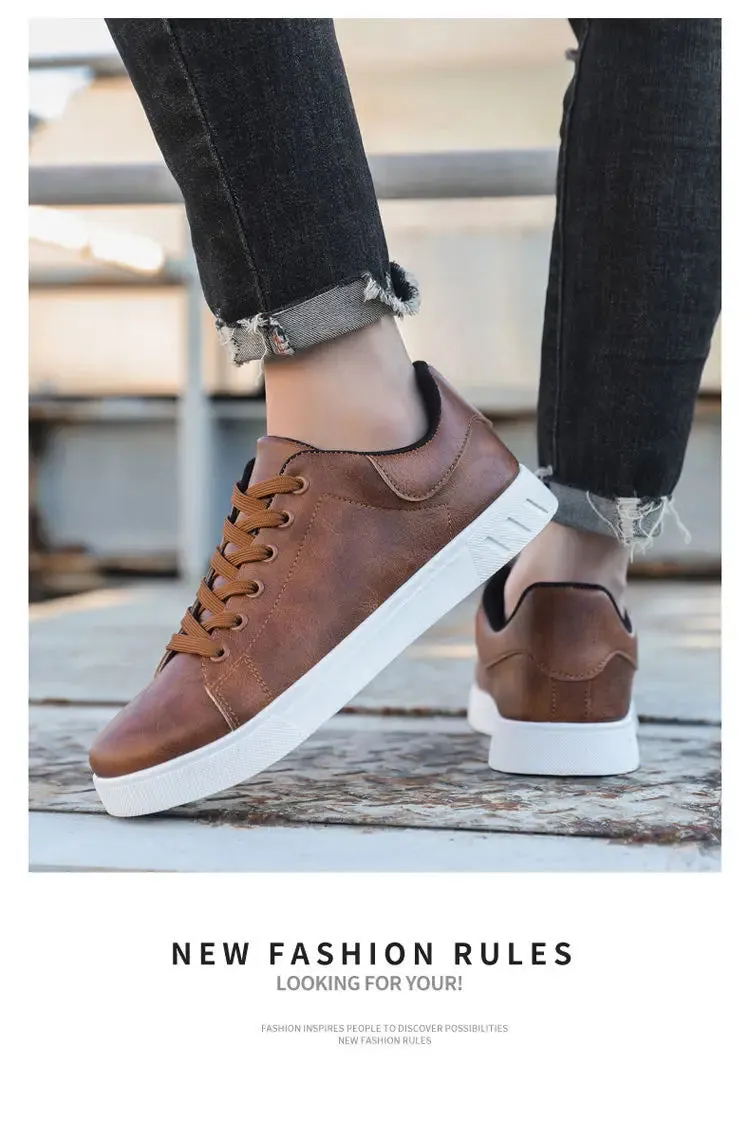 Men's Trendy Leather Loafers - Spring & Summer Style