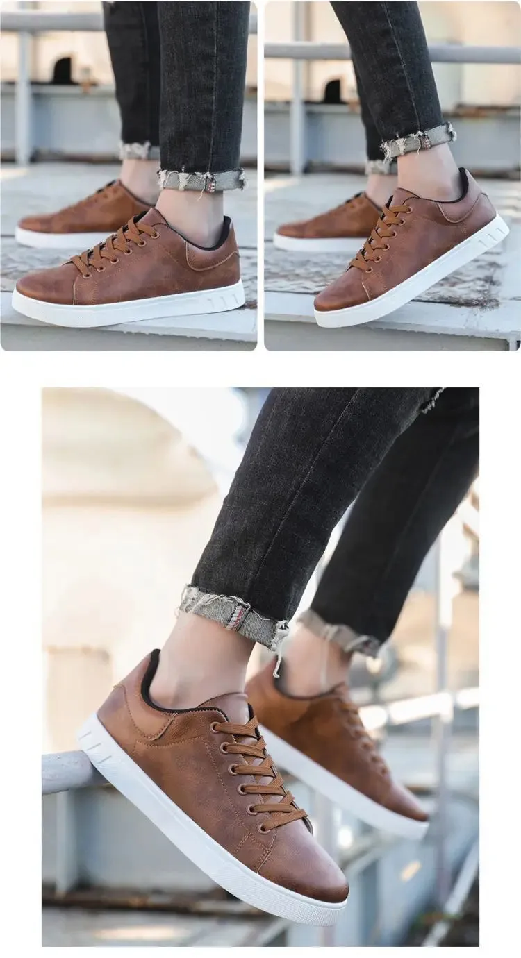 Men's Trendy Leather Loafers - Spring & Summer Style
