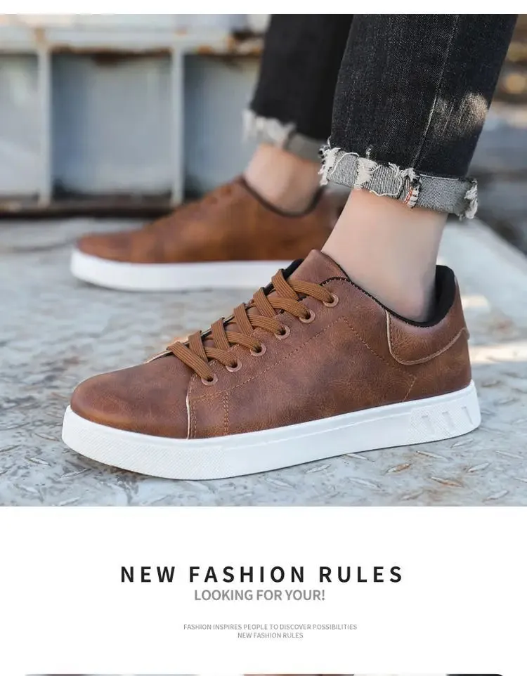 Men's Trendy Leather Loafers - Spring & Summer Style
