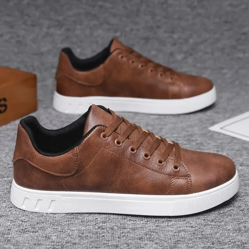 Men's Trendy Leather Loafers - Spring & Summer Style
