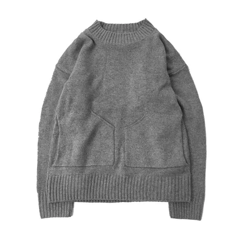 Men's Warm Pocket Decoration Sweater