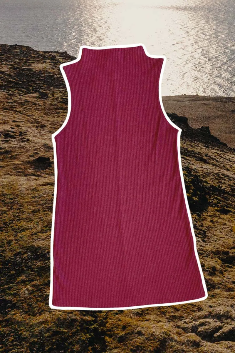 Mock Sweater Dress