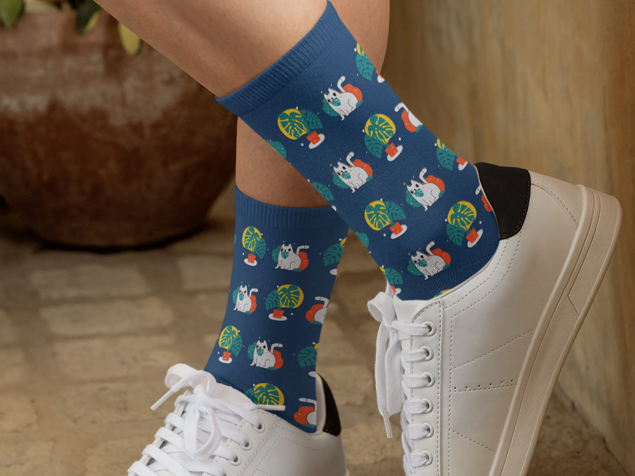 My Cats eat my PLANTS Socks