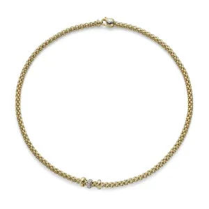 Necklace with Diamond Pave Pendant