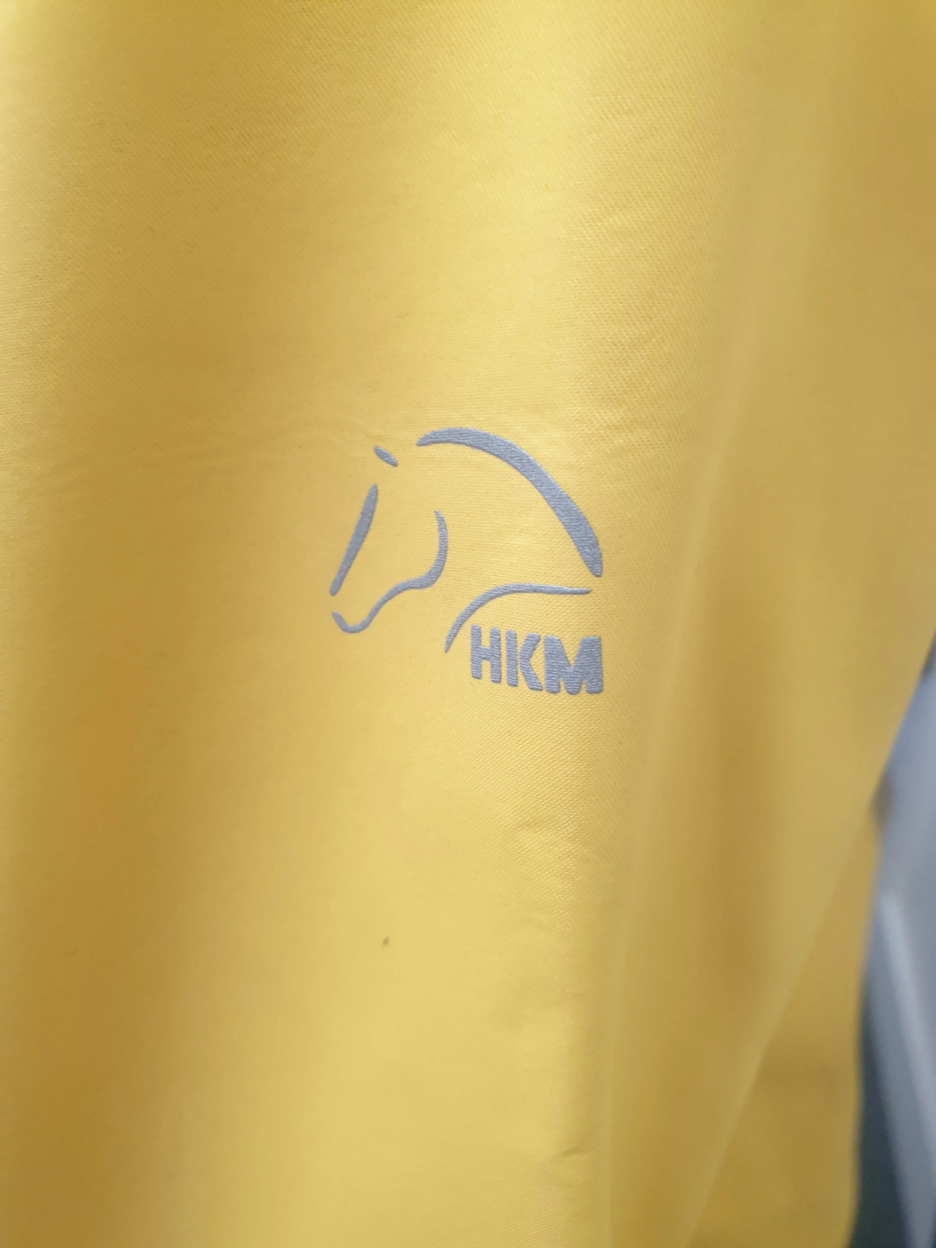 NEW WITH TAGS Yellow HKM showerproof jacket FREE POSTAGE 🟢