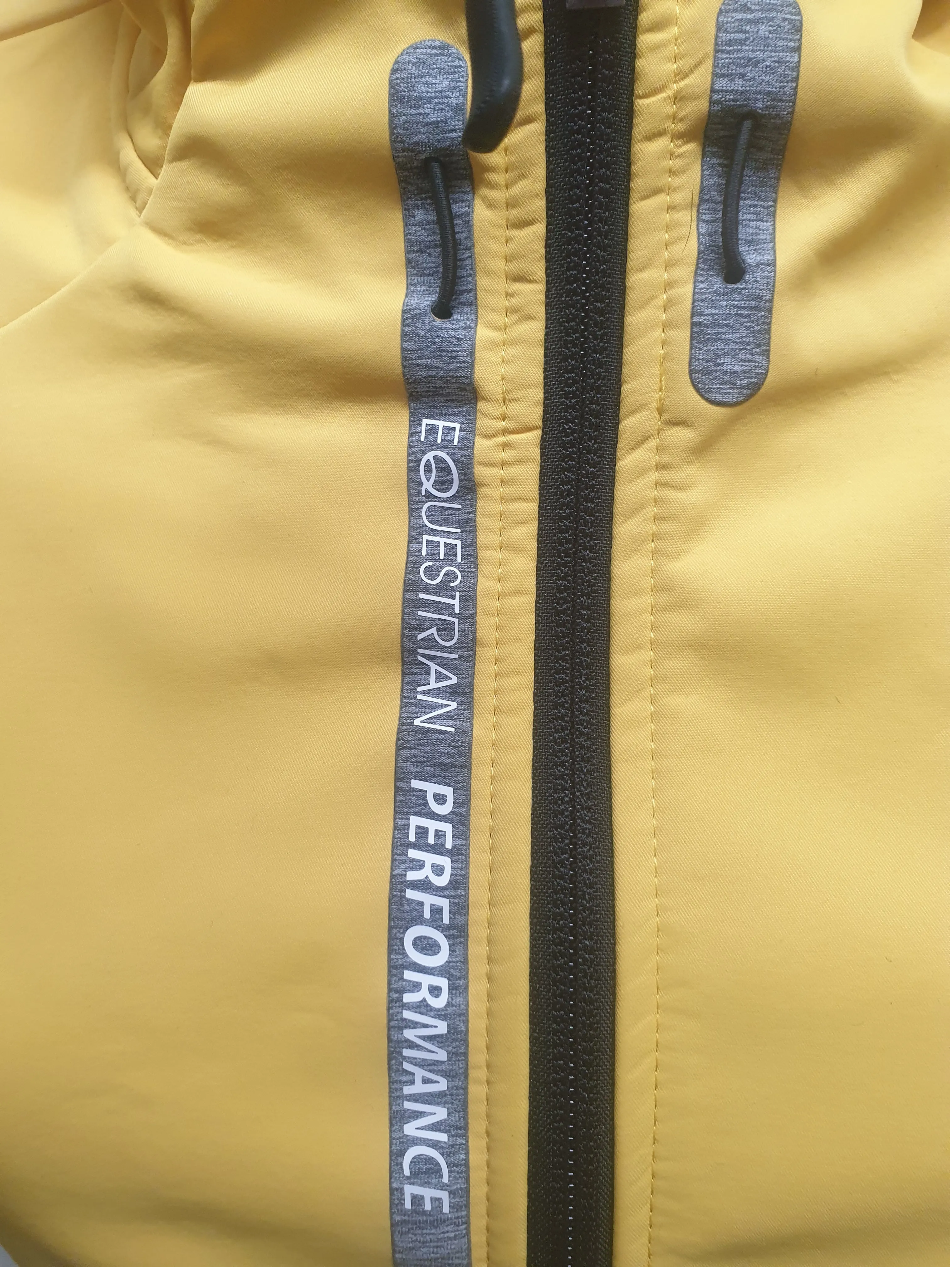 NEW WITH TAGS Yellow HKM showerproof jacket FREE POSTAGE 🟢