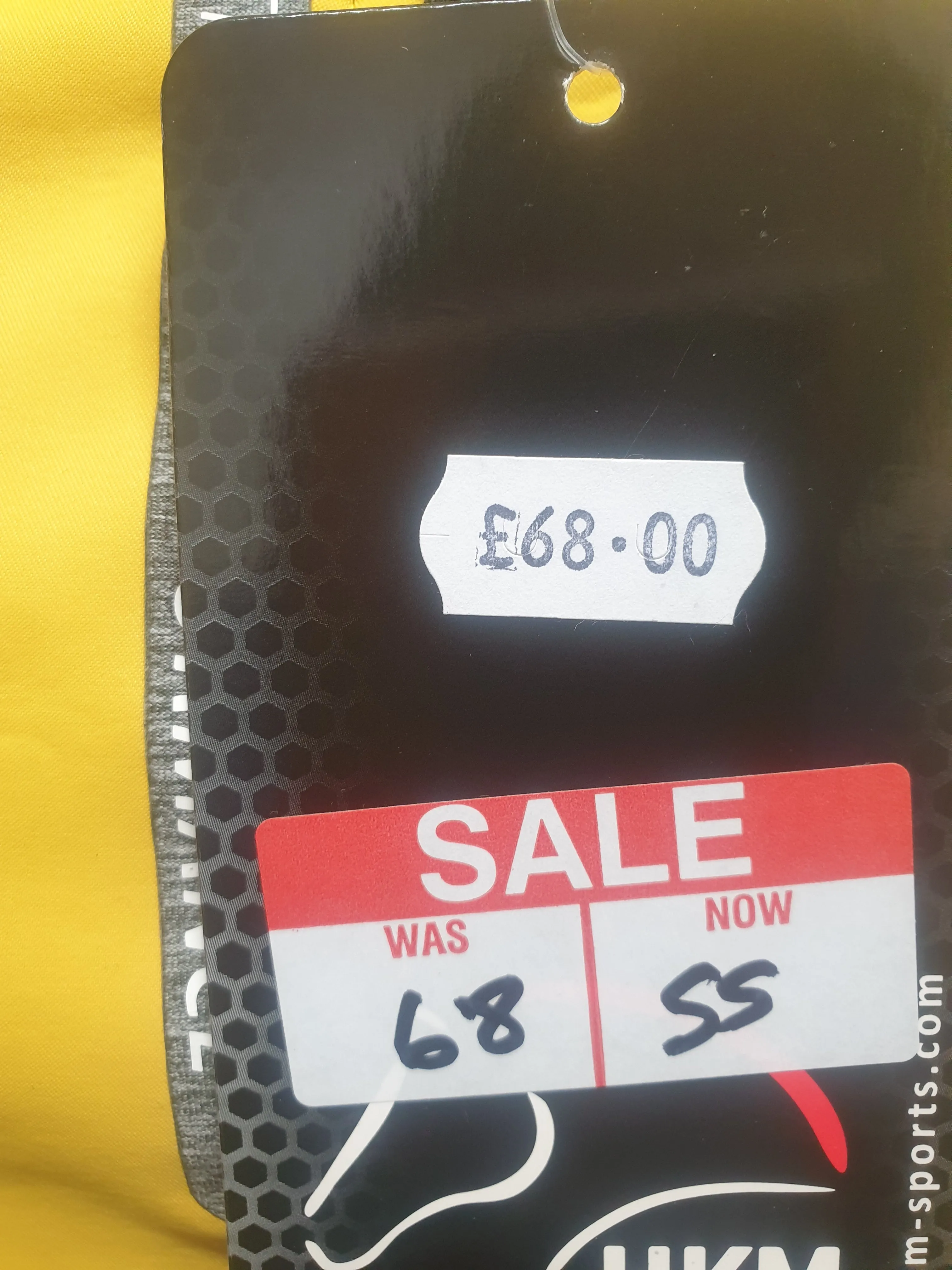 NEW WITH TAGS Yellow HKM showerproof jacket FREE POSTAGE 🟢