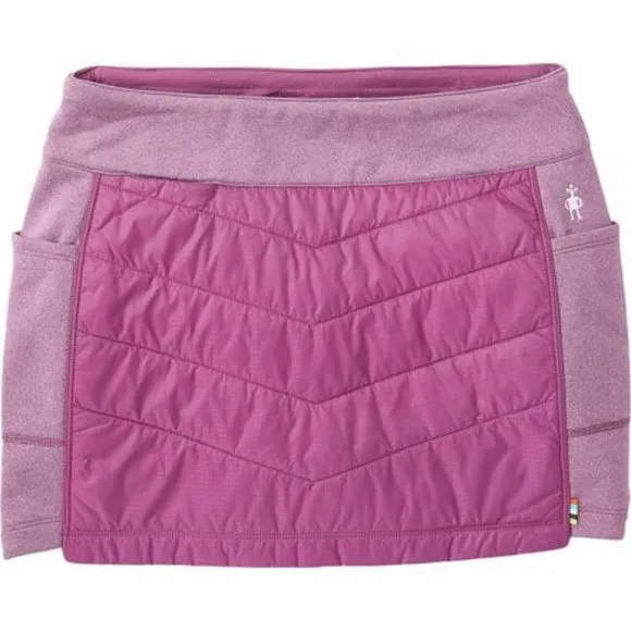 NWT Smartwool Purple Smartloft Pull On Down Puffer Skirt, Size Medium