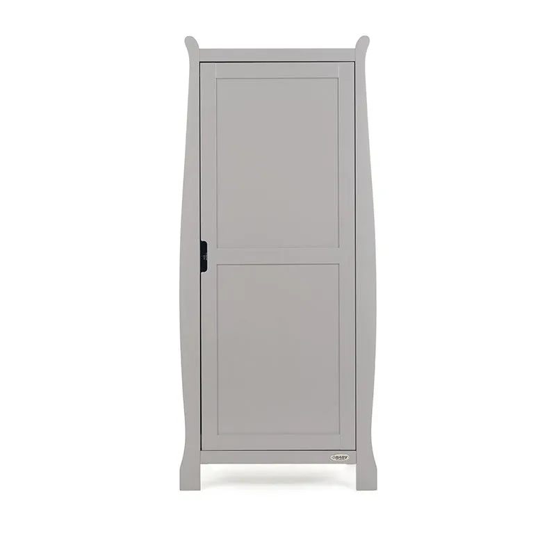 Obaby Stamford Single Wardrobe - Warm Grey - Low Stock