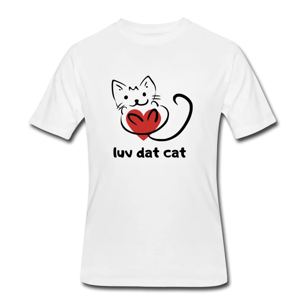 Official Luv Dat Cat Men's 50/50 T-Shirt