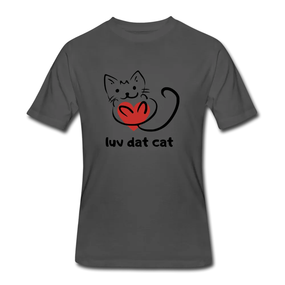 Official Luv Dat Cat Men's 50/50 T-Shirt