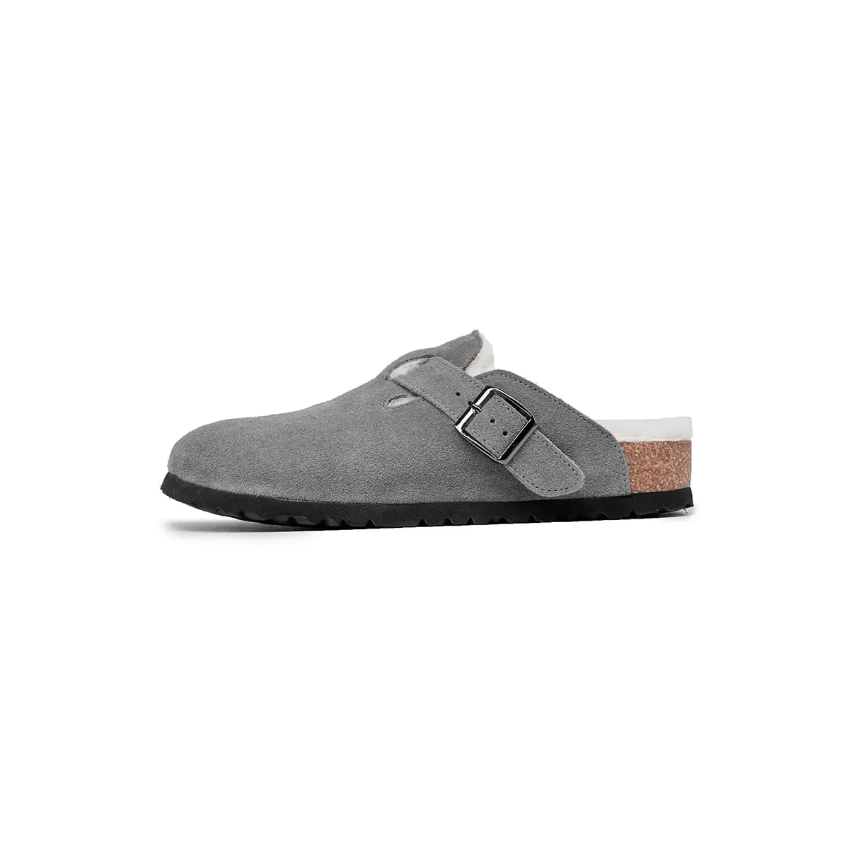 ORK SOLE CAP-TOE WOOLEN SLIPPERS 0076