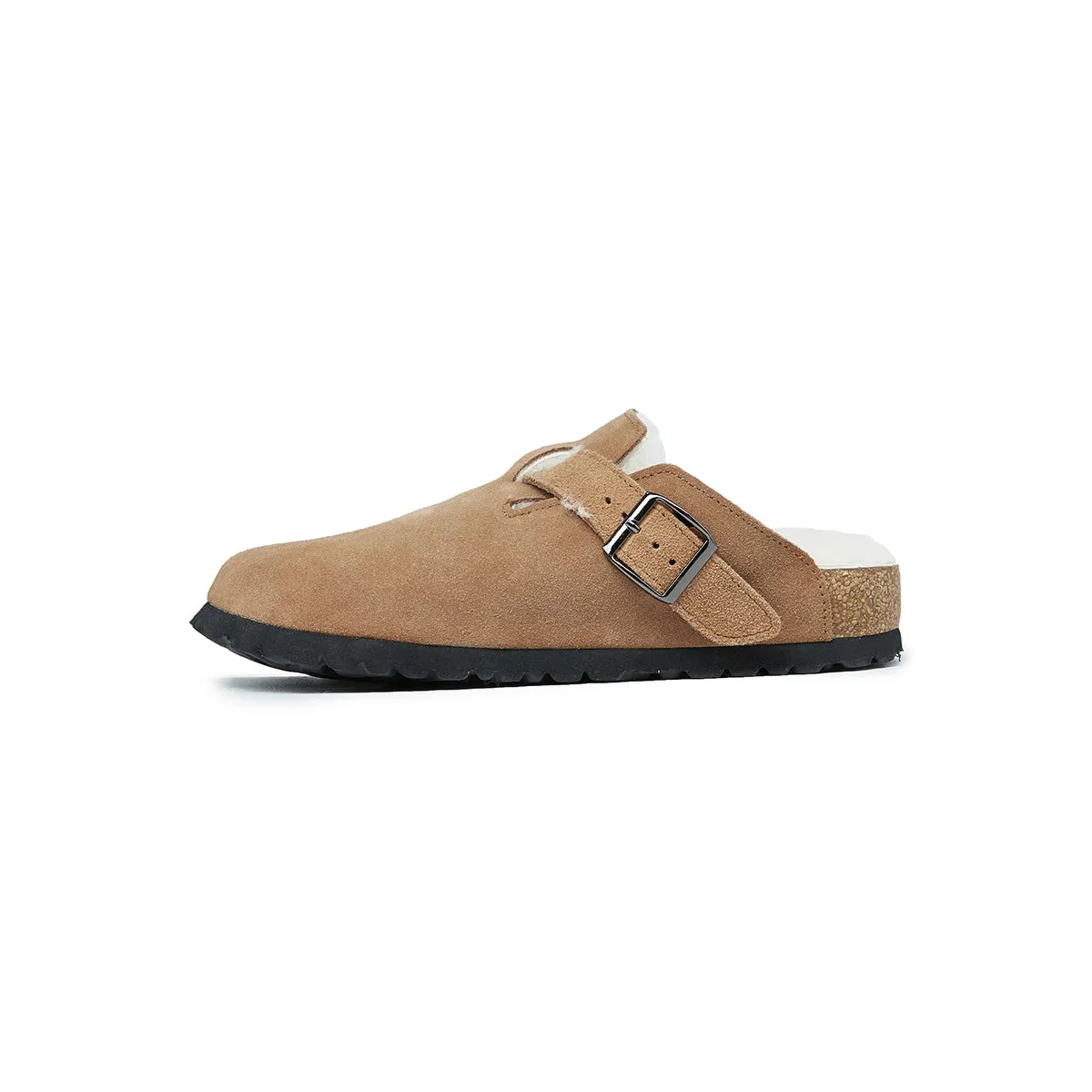 ORK SOLE CAP-TOE WOOLEN SLIPPERS 0076