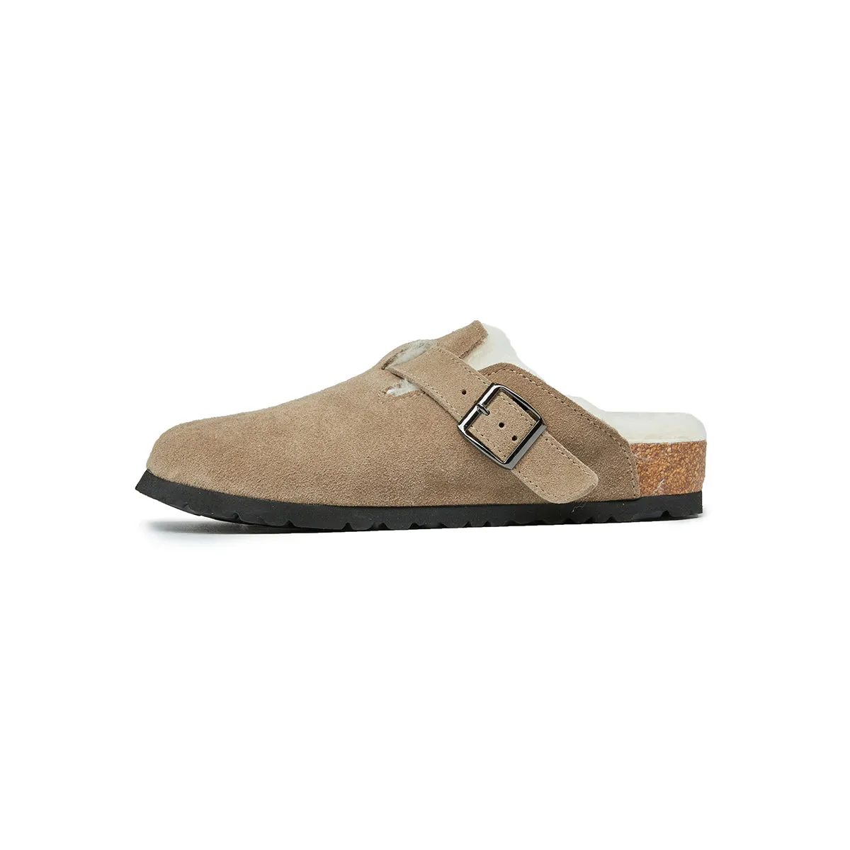 ORK SOLE CAP-TOE WOOLEN SLIPPERS 0076