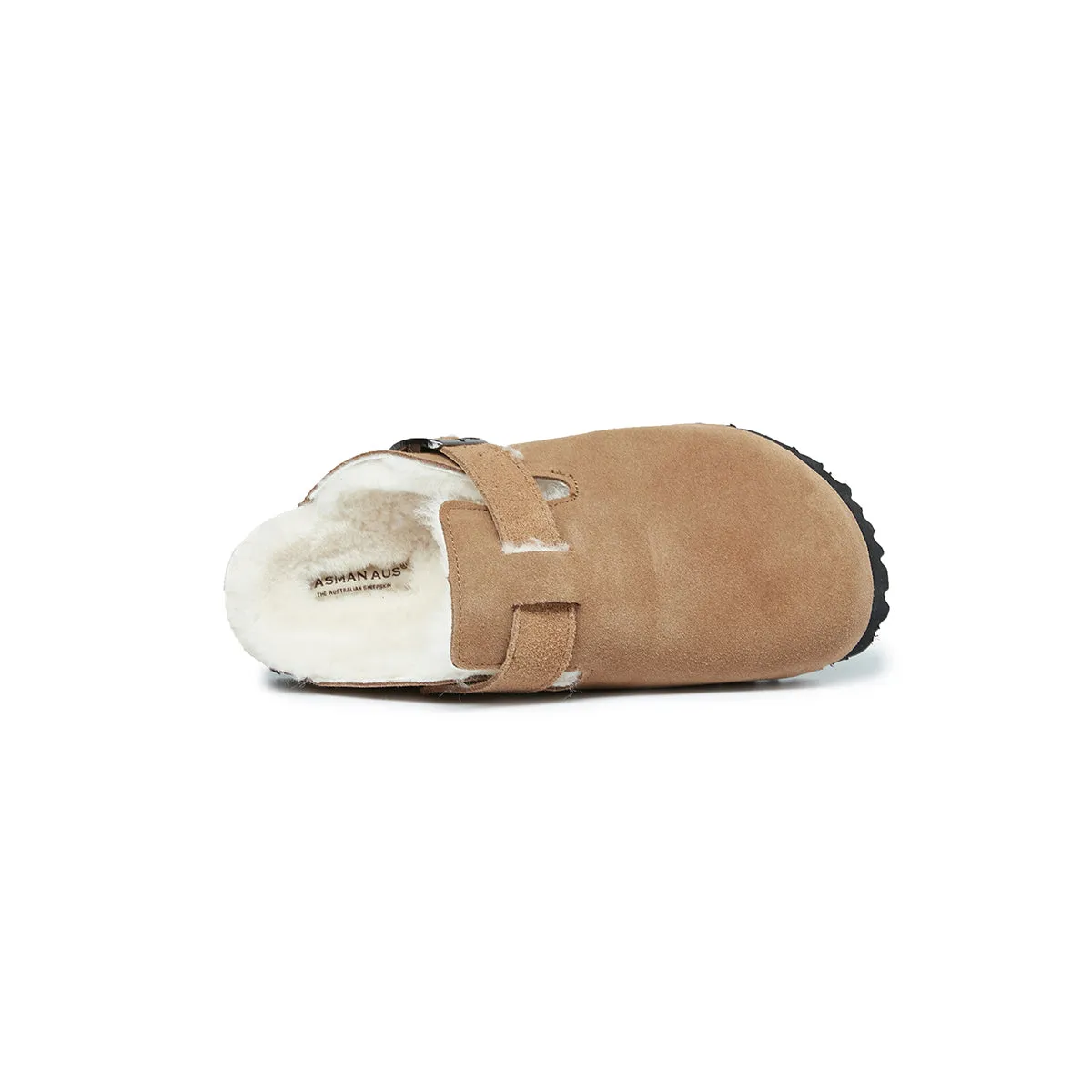 ORK SOLE CAP-TOE WOOLEN SLIPPERS 0076