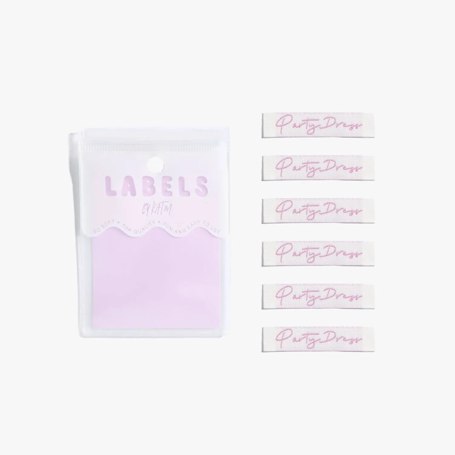 Party Dress ~ 6 Sew-in Labels