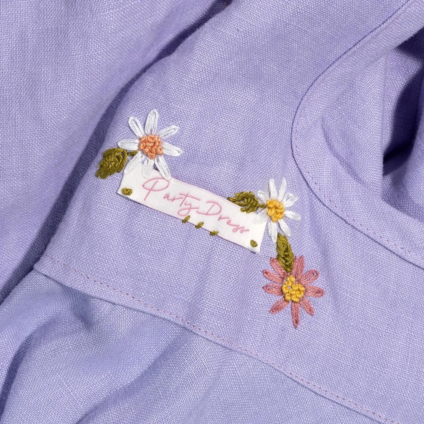 Party Dress ~ 6 Sew-in Labels