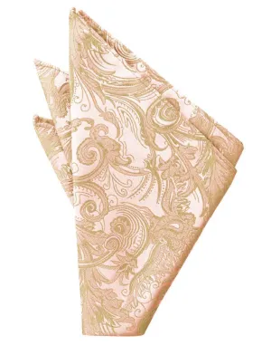 Peach Tapestry Pocket Square