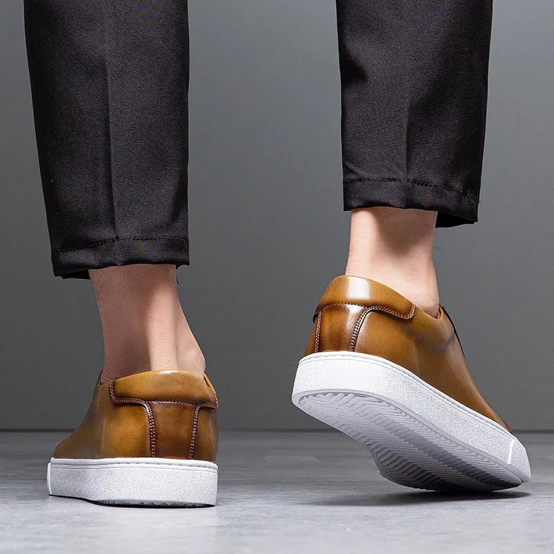 Polished Leather Loafers