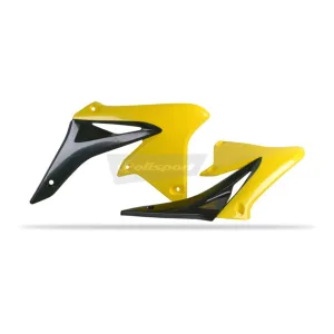 Polisport Radiator Scoops RMZ250 '10-'16 Black / Yellow