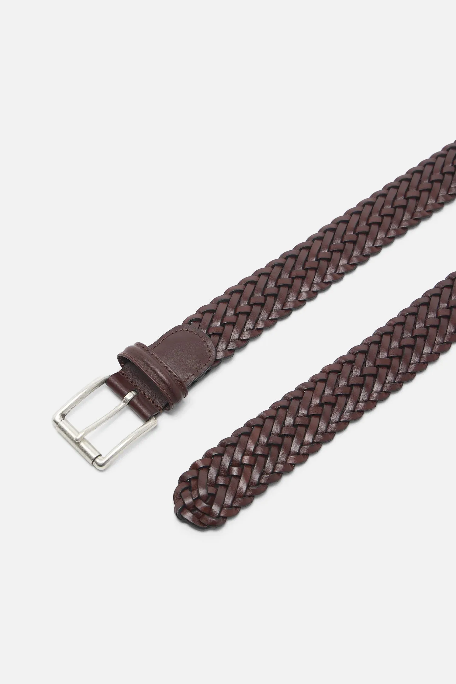 Premium Woven Leather Belt