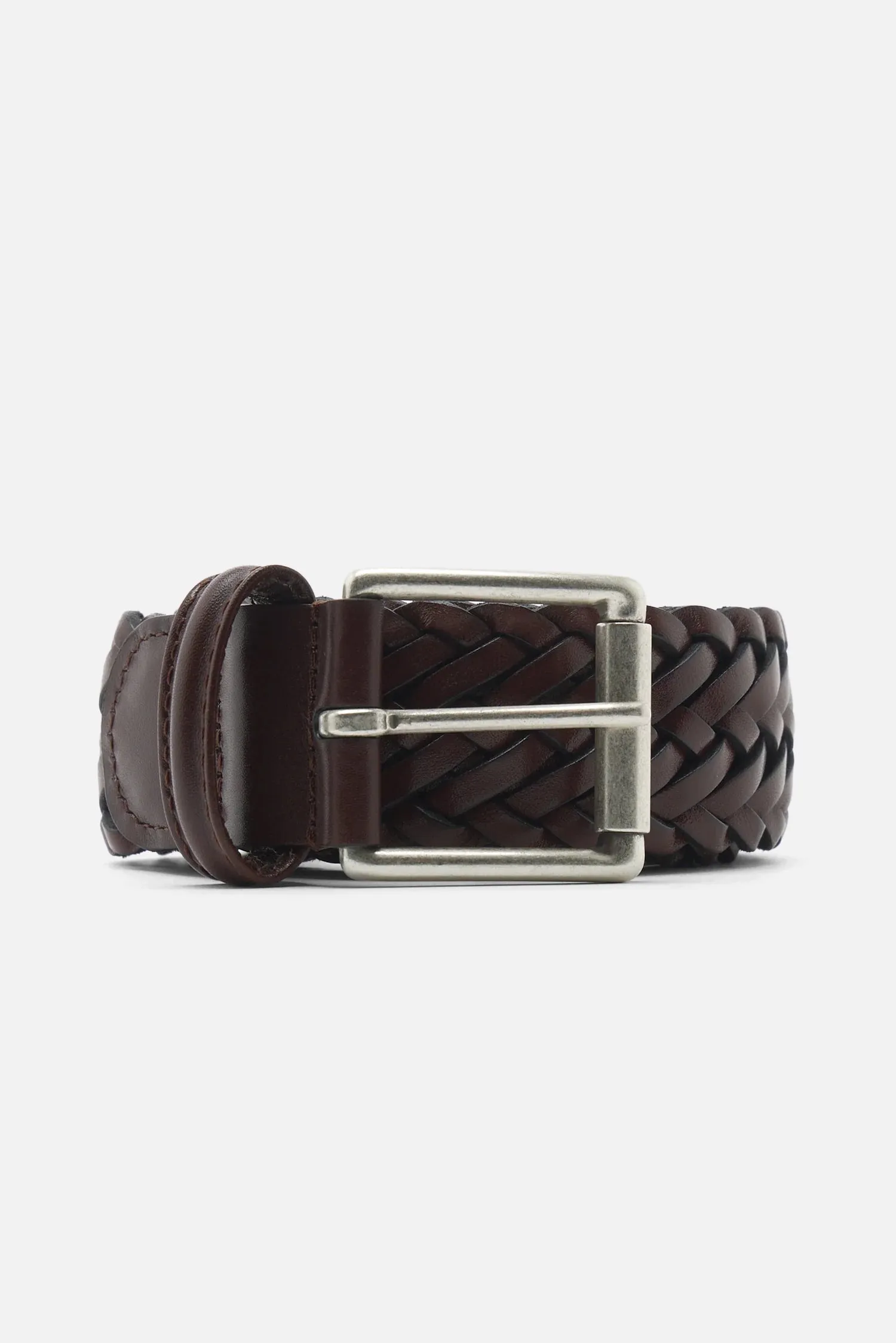 Premium Woven Leather Belt