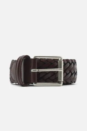 Premium Woven Leather Belt