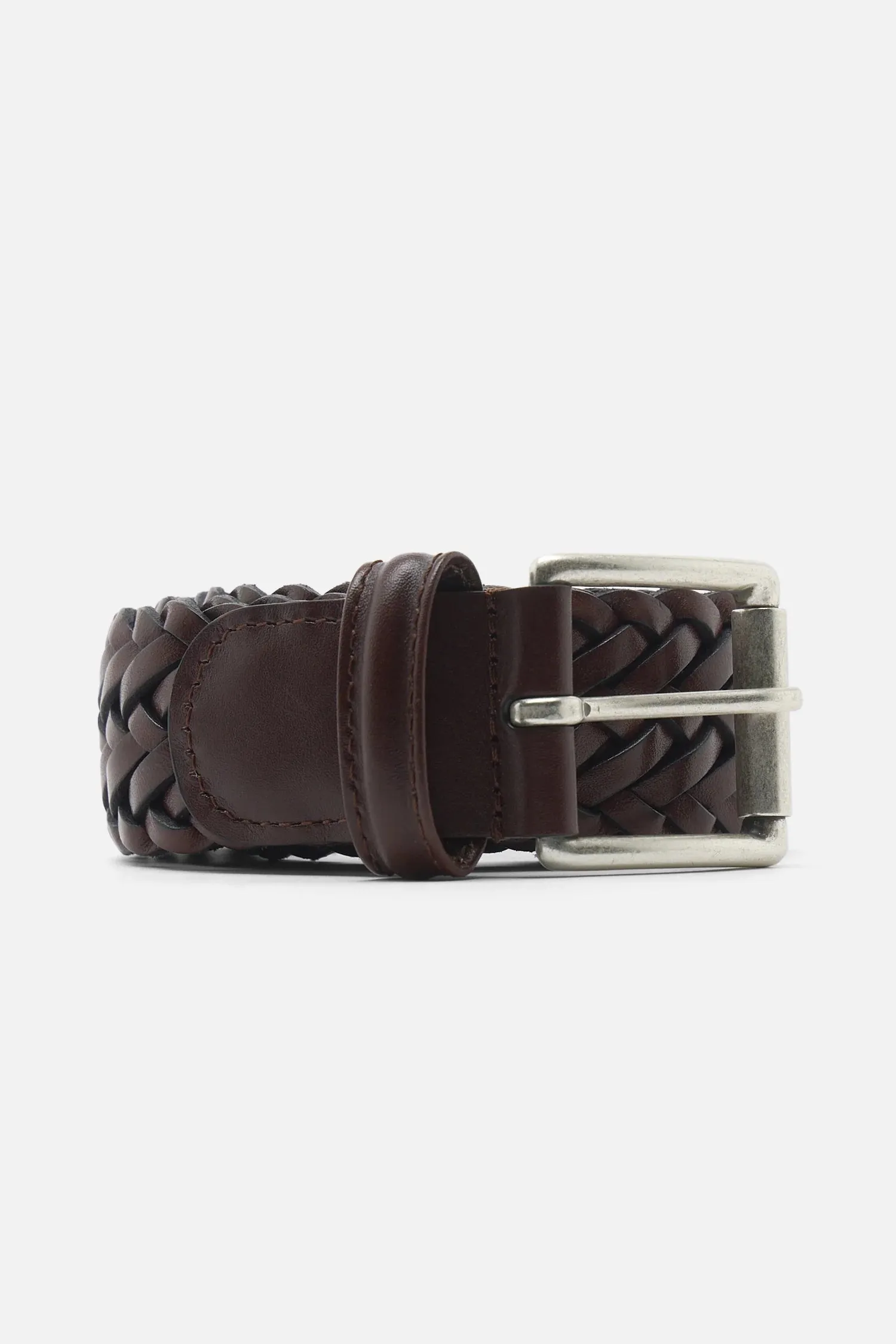 Premium Woven Leather Belt