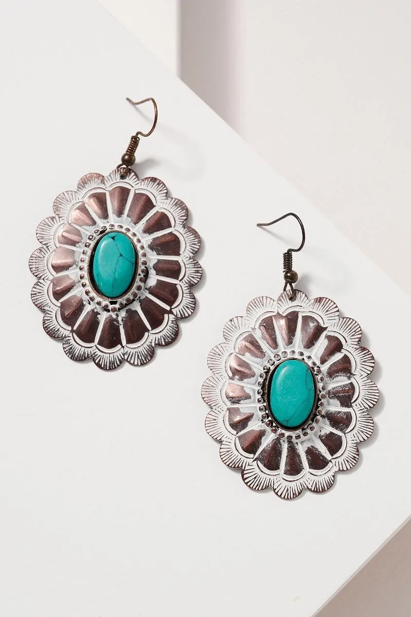"The Concho" Earring