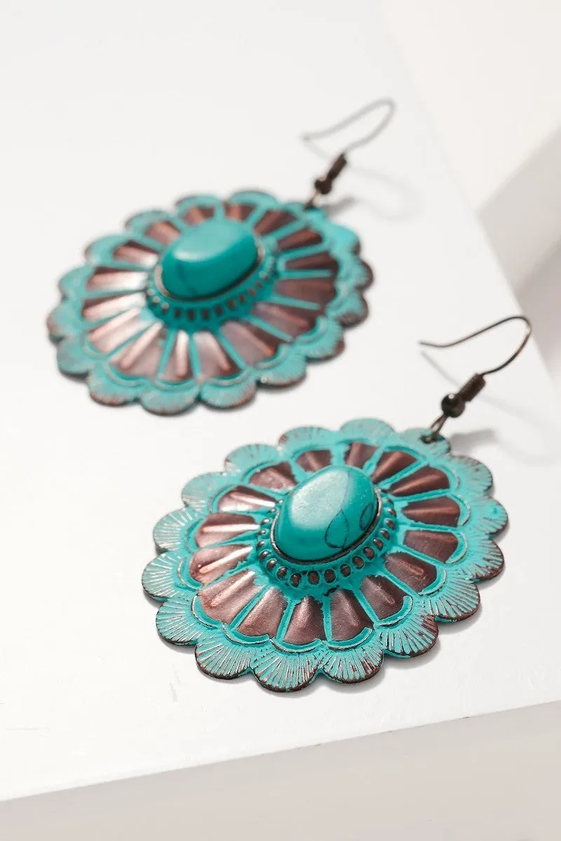 "The Concho" Earring