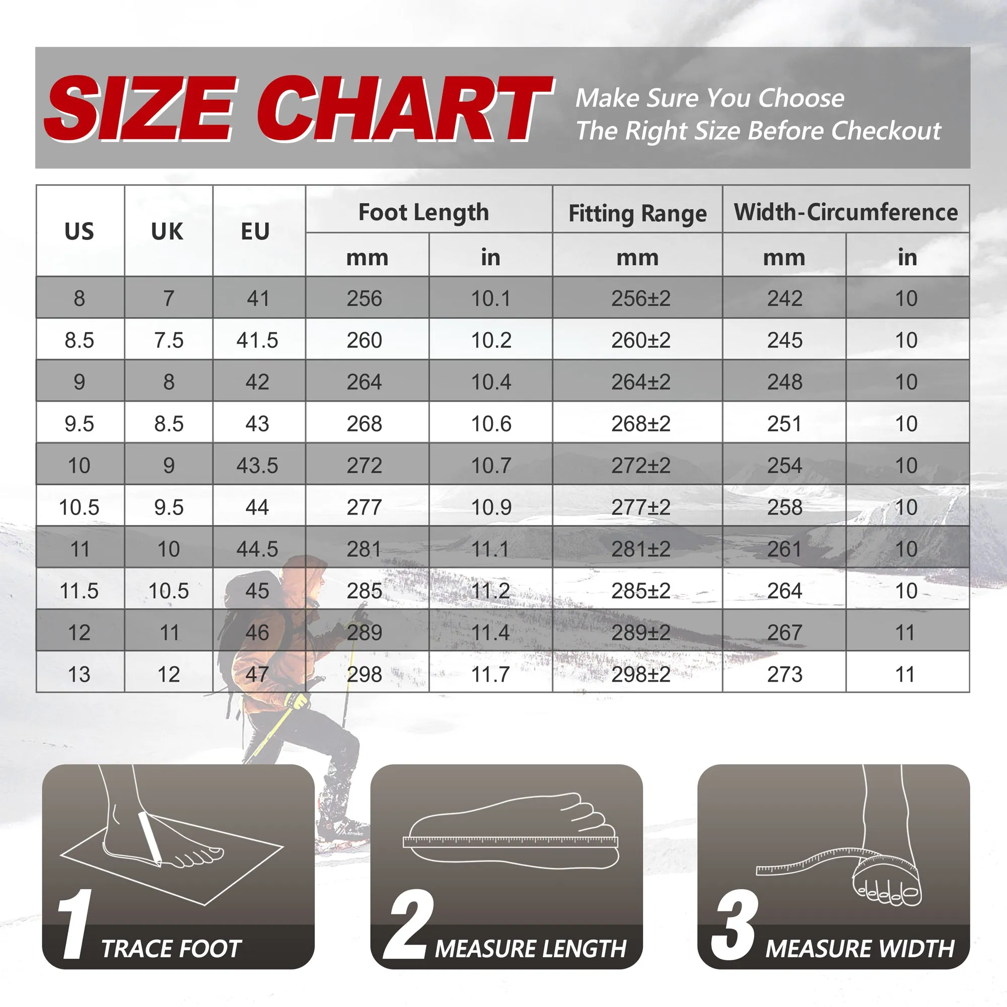 R CORD Man's Snow Boots