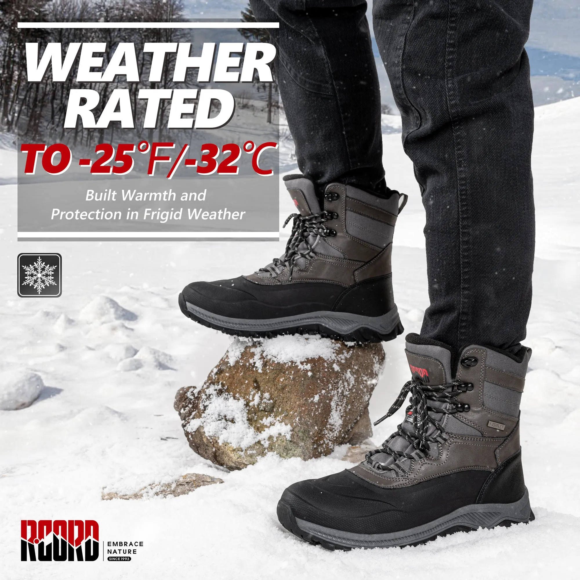 R CORD Man's Snow Boots