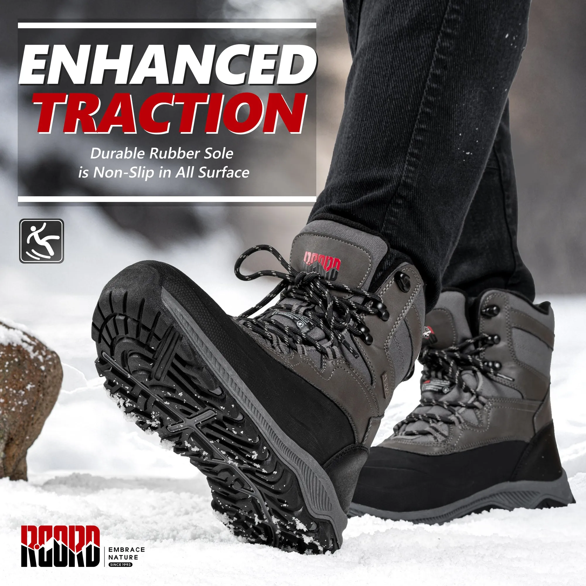 R CORD Man's Snow Boots