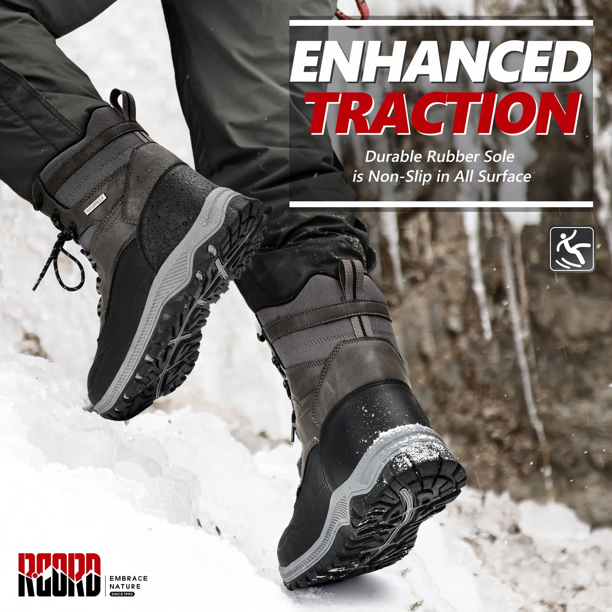 R CORD Man's Snow Boots