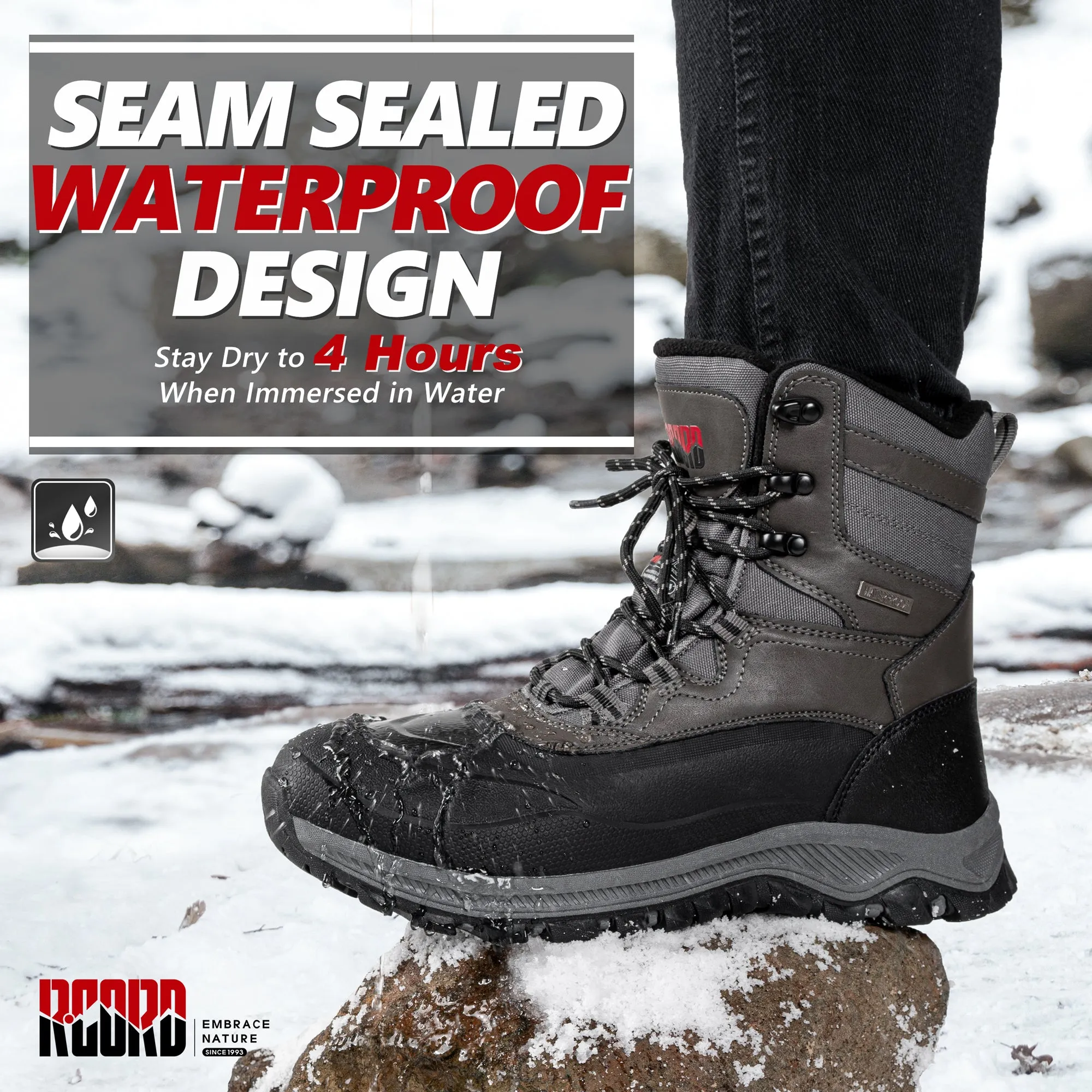 R CORD Man's Snow Boots