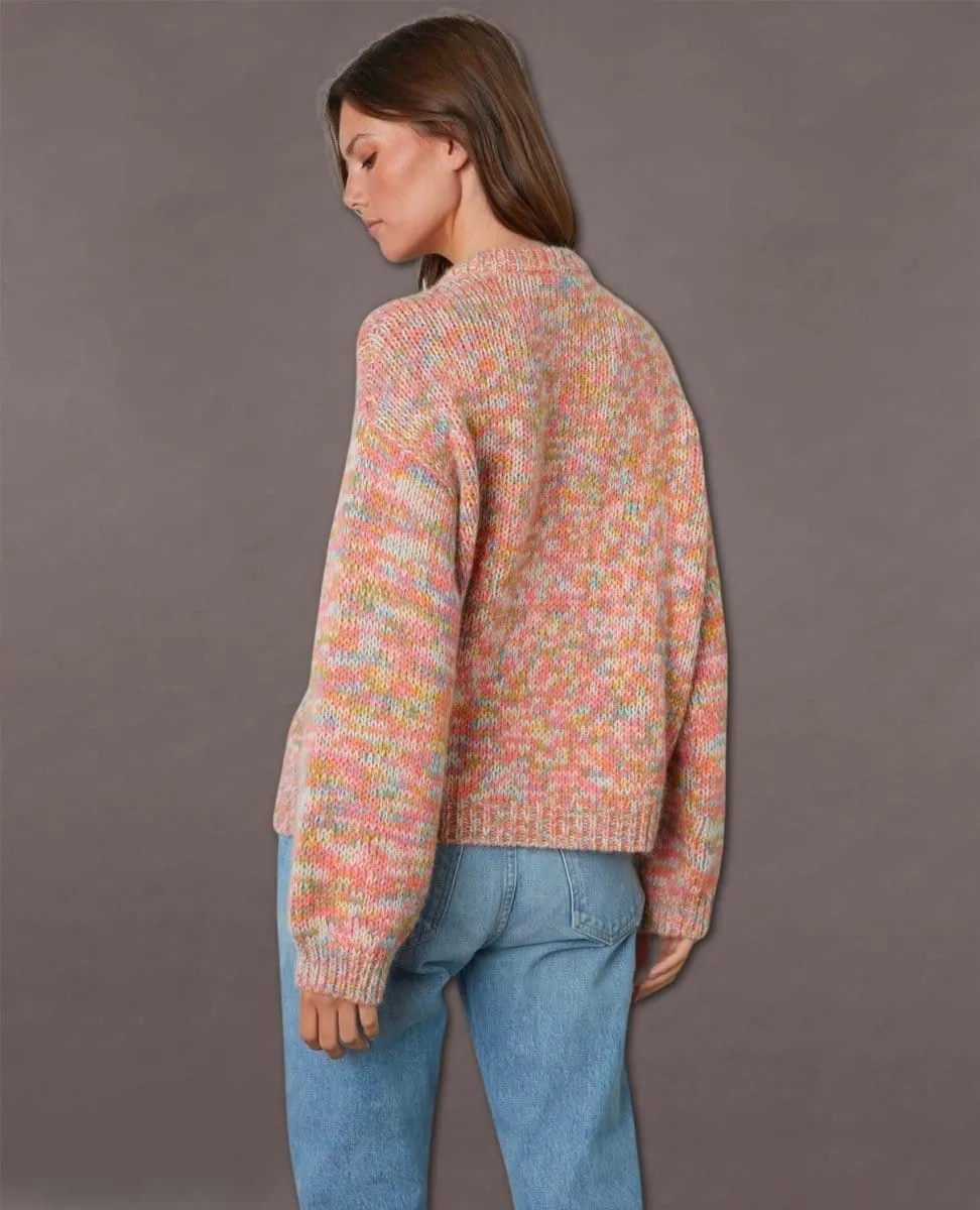 Rainbow Cozy Crew Sweater