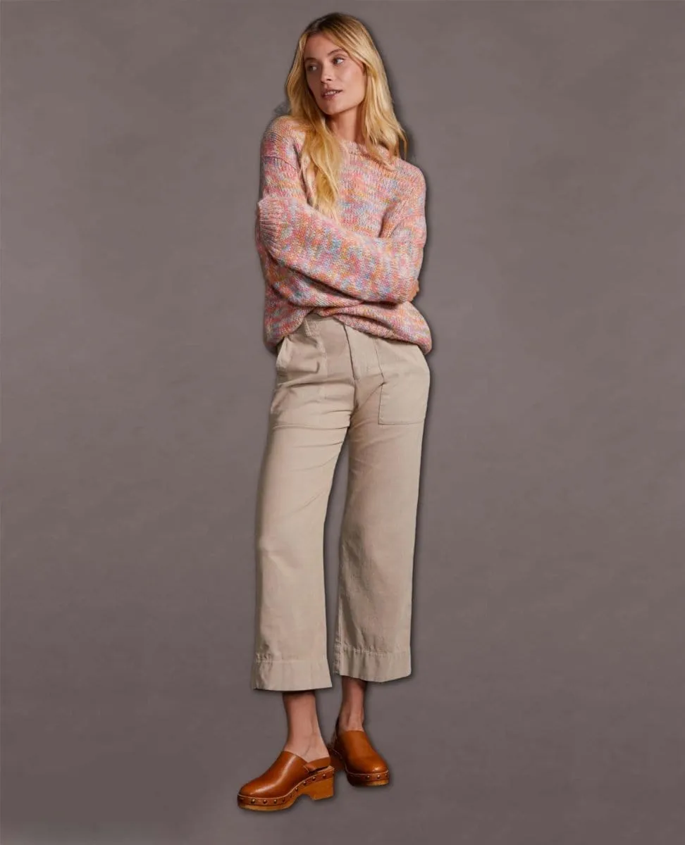 Rainbow Cozy Crew Sweater