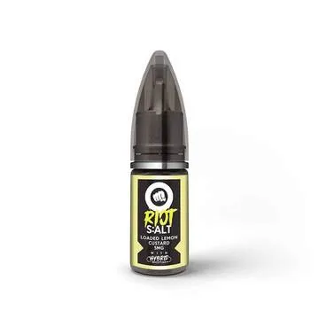 Riot Squad Loaded Lemon Custard Hybrid Salt E-Liquid 10ML