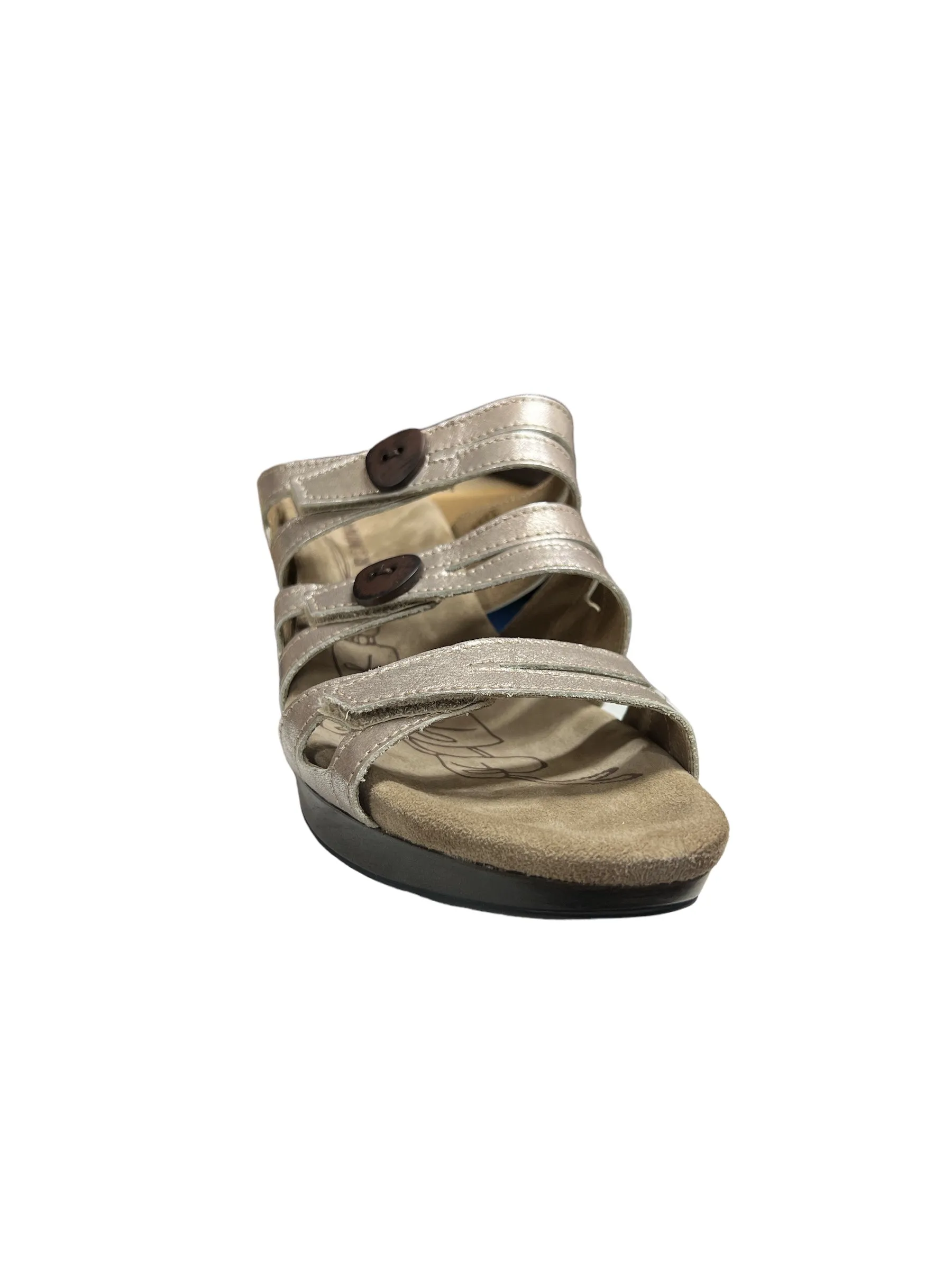 Romika Waikiki01 Platin Heel Sandals