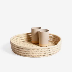 Round Weaved Tray